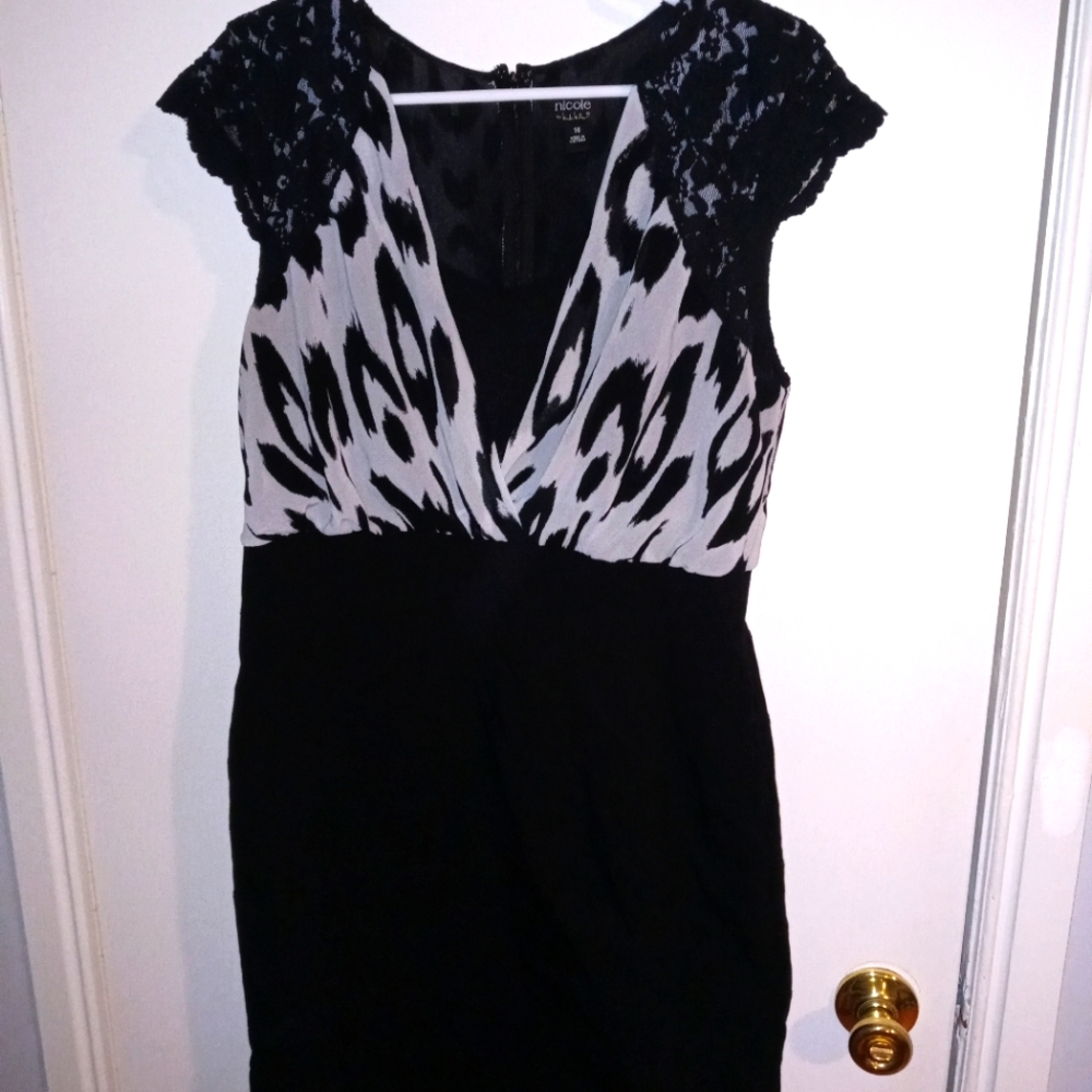 Nicole Miller Animal Print Dress